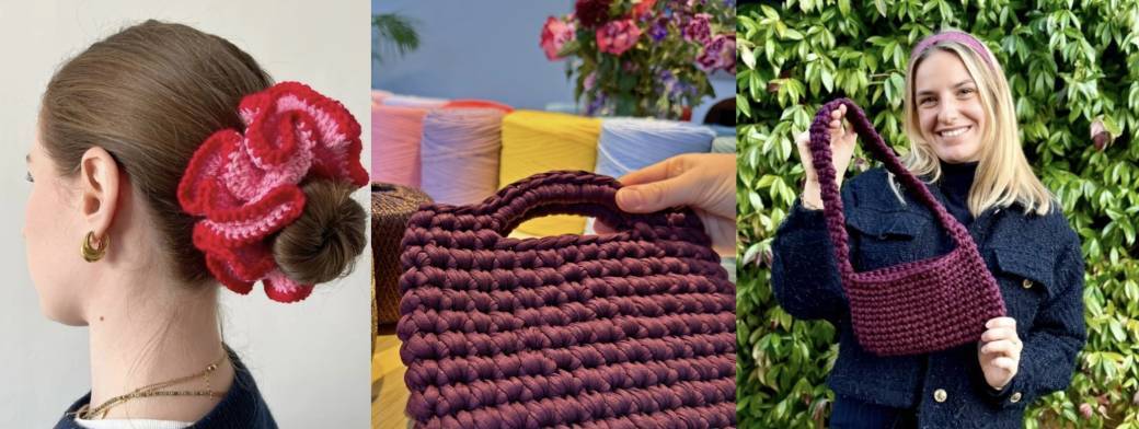Atelier Créatif Sac / Chouchou en Crochet
