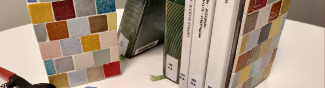 Atelier créatif : décoration de serre-livres en mosaïque