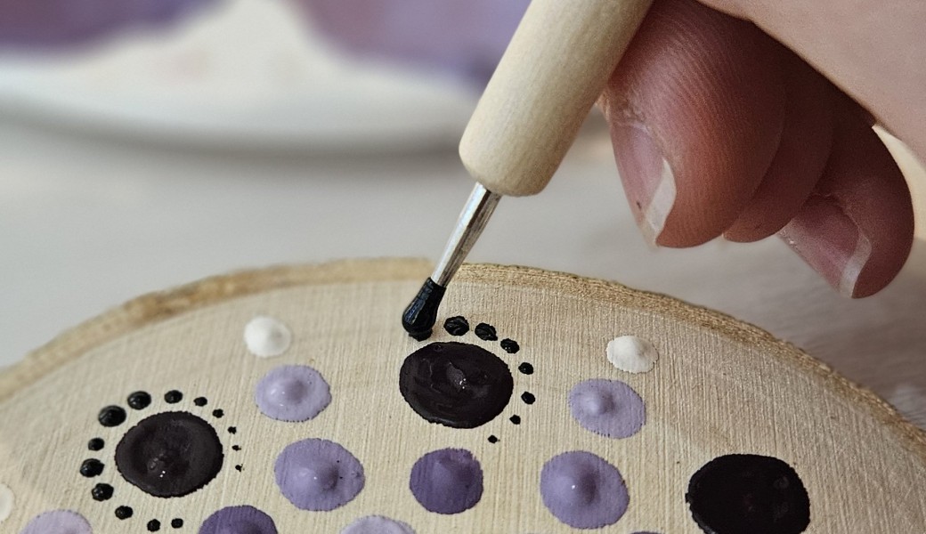 Atelier créatif Dot Painting