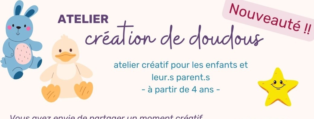 atelier créatif doudou