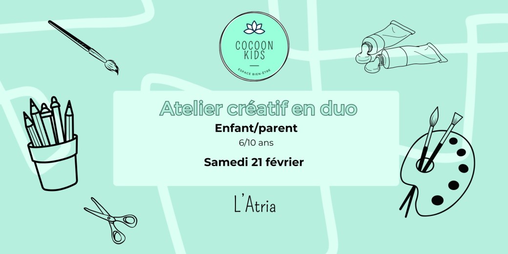 Atelier créatif en duo enfant parent 