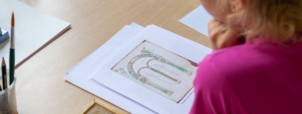 Atelier créatif en famille Enluminure
