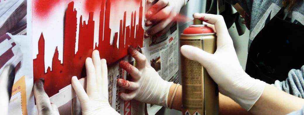 Atelier créatif  street art Du pinceau au spray