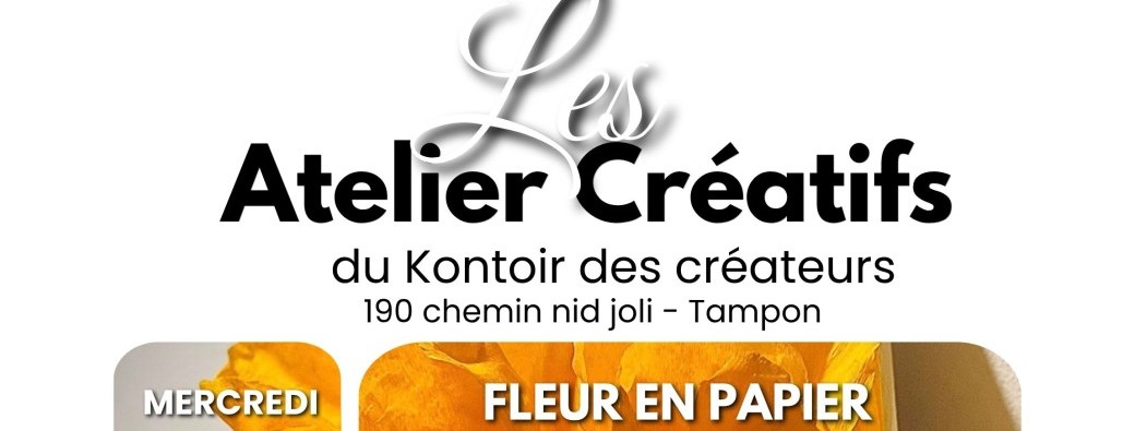 ATELIER CREATIF 18/6 ENFANTS : fabrication de fleur en papier encadrée