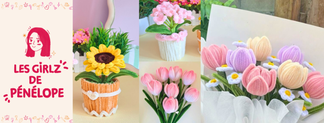 Atelier Créatif - Fleurs Velours - 10 mai 2026