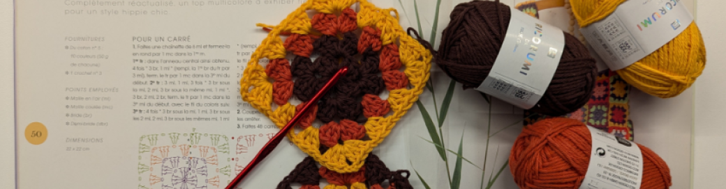 Atelier créatif : Granny square en crochet