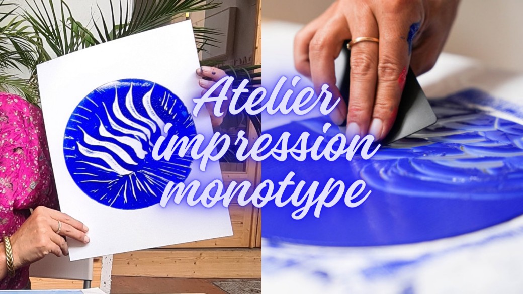 Atelier créatif graphique : impression monotype