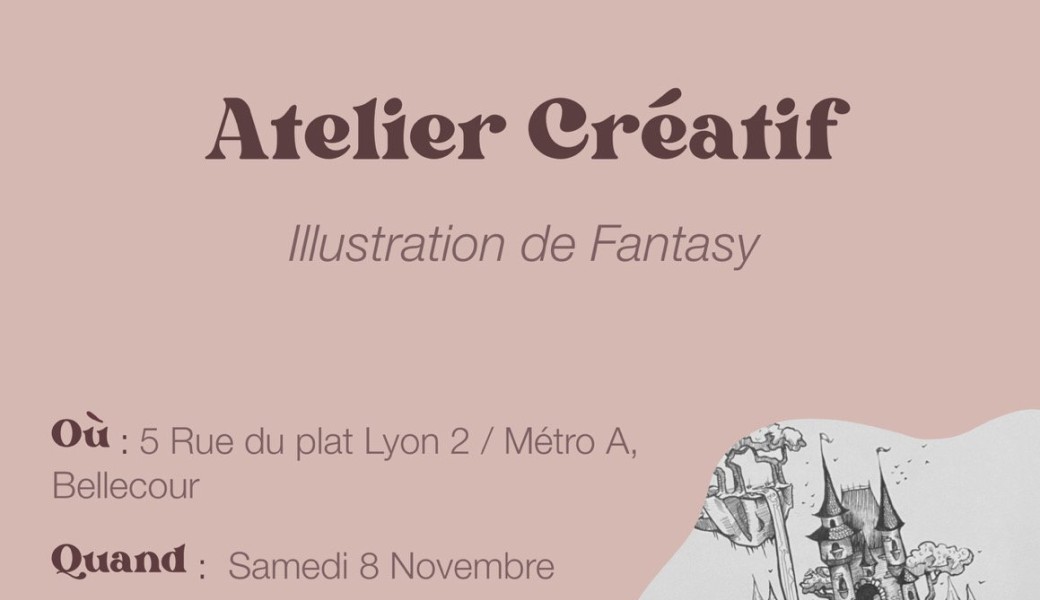 Atelier créatif - Illustration fantasy