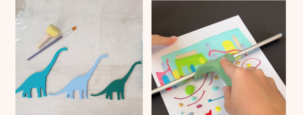 Atelier créatif : Imagine ton dinosaure !