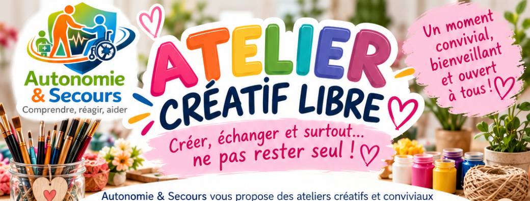 Atelier créatif libre adultes