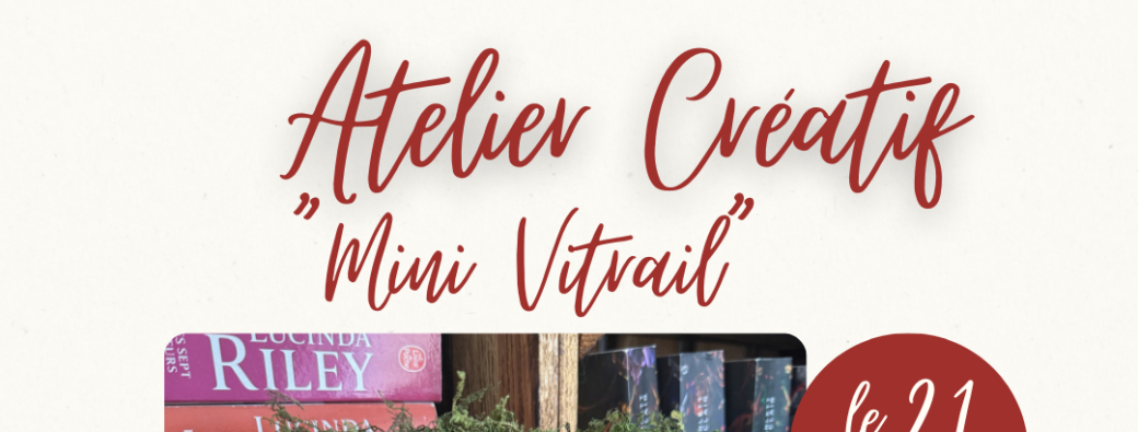 Atelier créatif mini vitrail