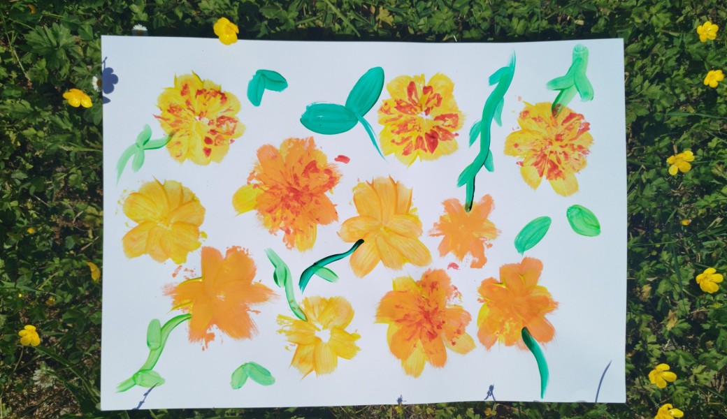 Atelier créatif : Peinture de fleurs  d’automne