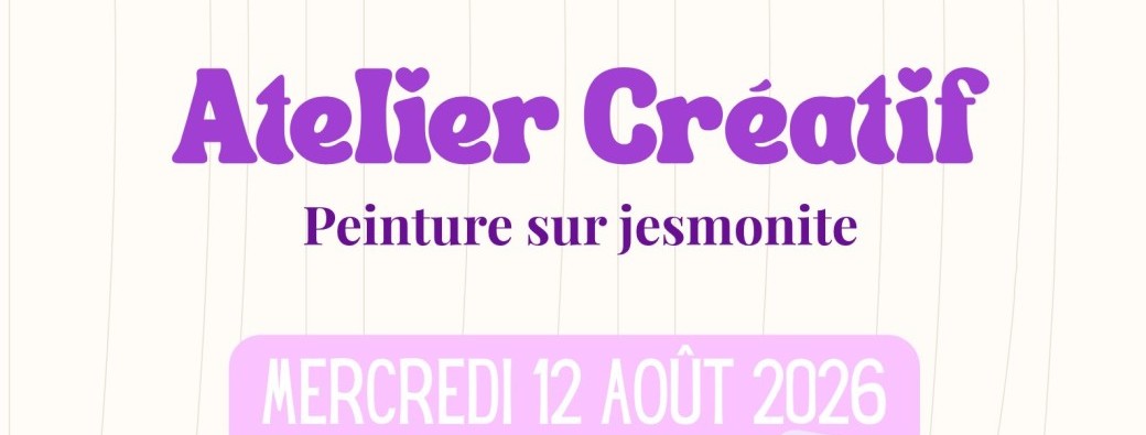 Atelier créatif - Peinture sur Jesmonite avec Héliotrope