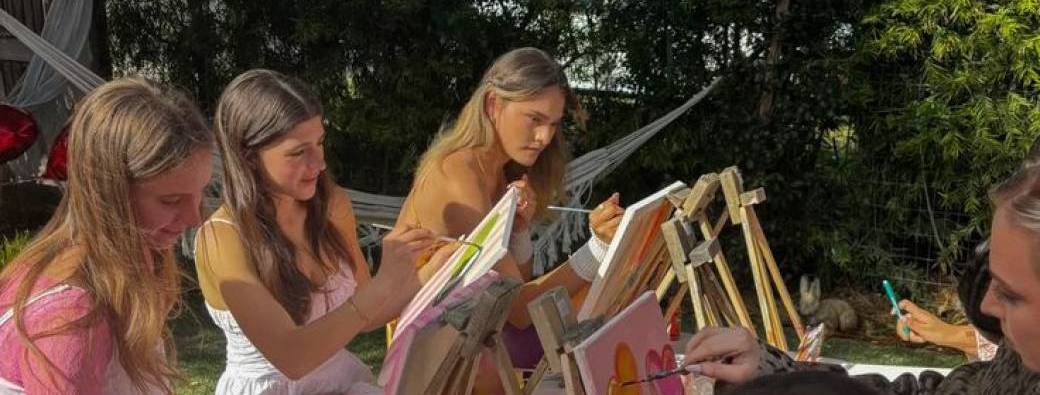 Peinture sur toile au parc de la Citadelle