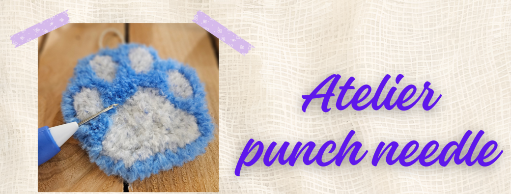 Atelier créatif punch needle