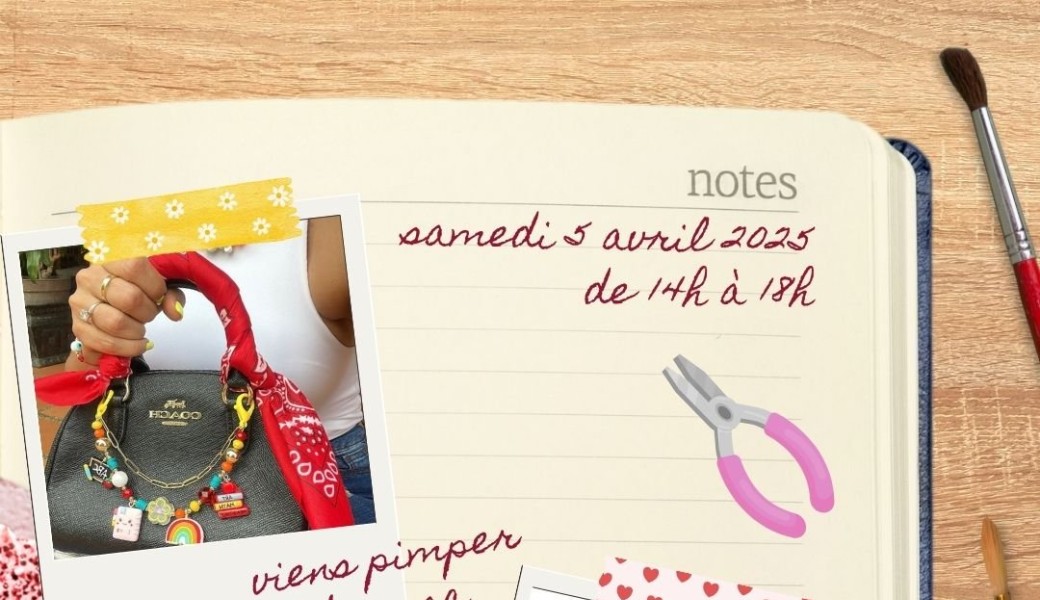 Atelier créatif - Viens pimper ton sac et peindre une toile !
