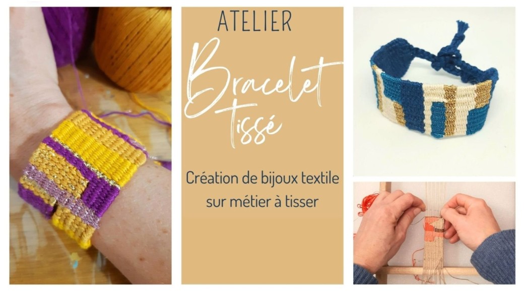 Atelier création bijoux textile tissé