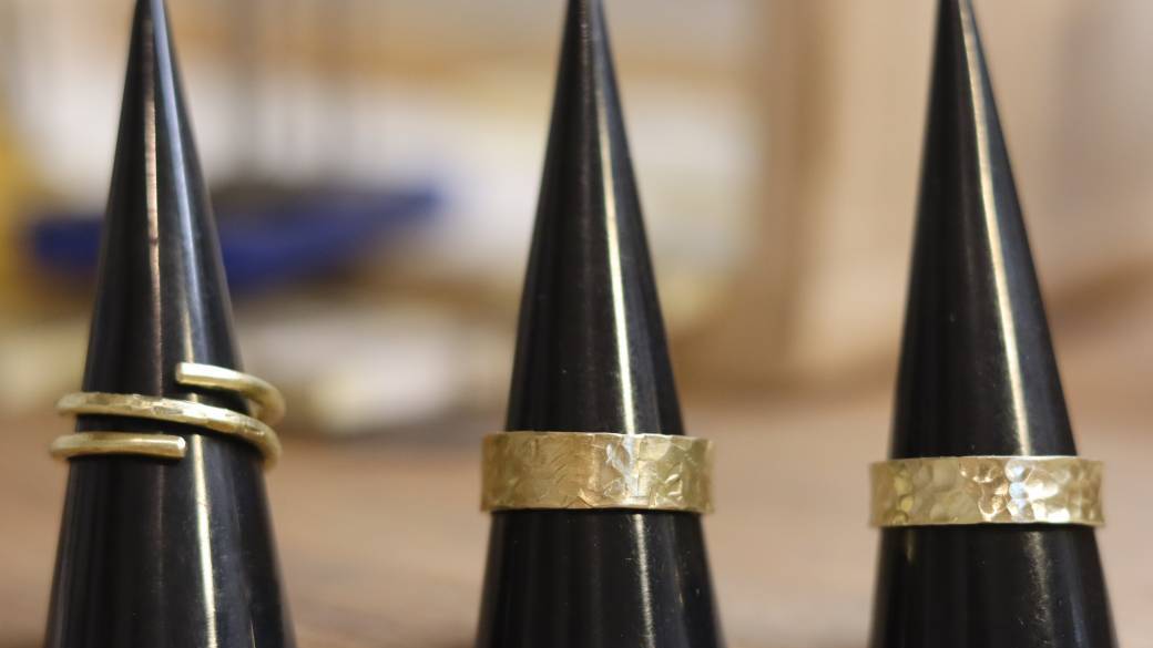 Atelier Création d’une bague martelée en laiton