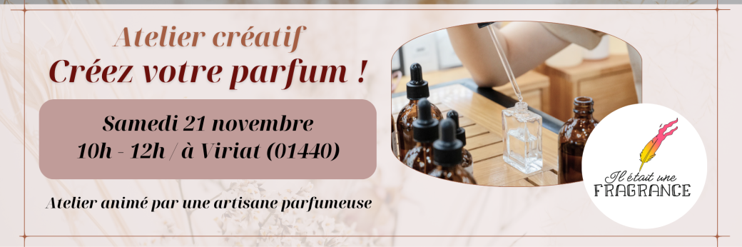 Atelier création de parfum