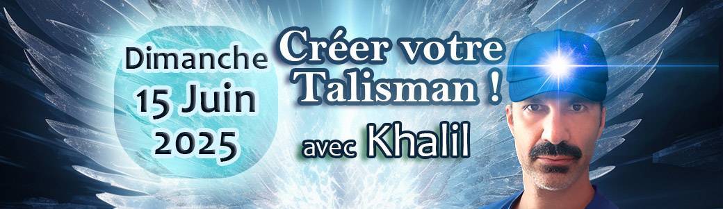 Atelier Créer son Talisman avec Khalil