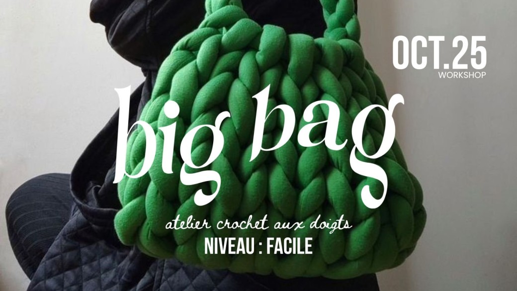 atelier crochet BIG BAG