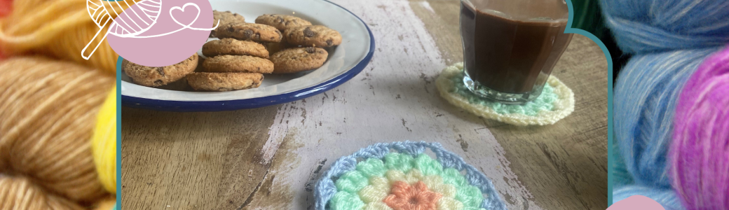 Atelier crochet dessous de verre