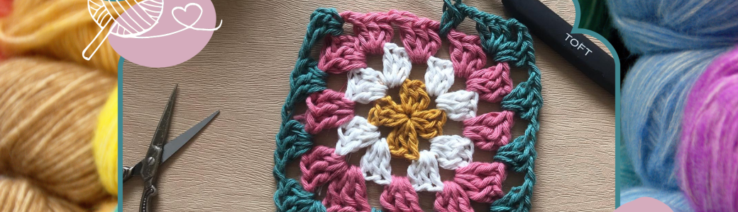 Atelier crochet granny square