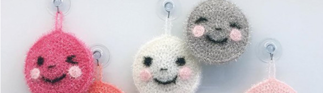 Atelier crochet: tawashi éponge bubble