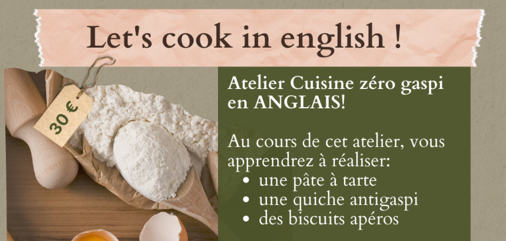 Atelier Cuisine Antigaspi en anglais