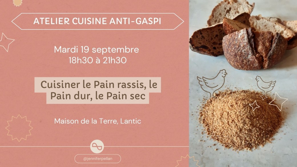 Atelier Cuisine Anti-Gaspi : le Pain Rassis