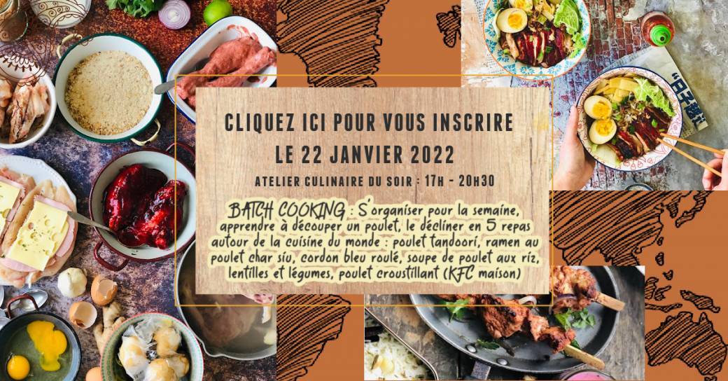 Atelier culinaire autour de la cuisine du monde