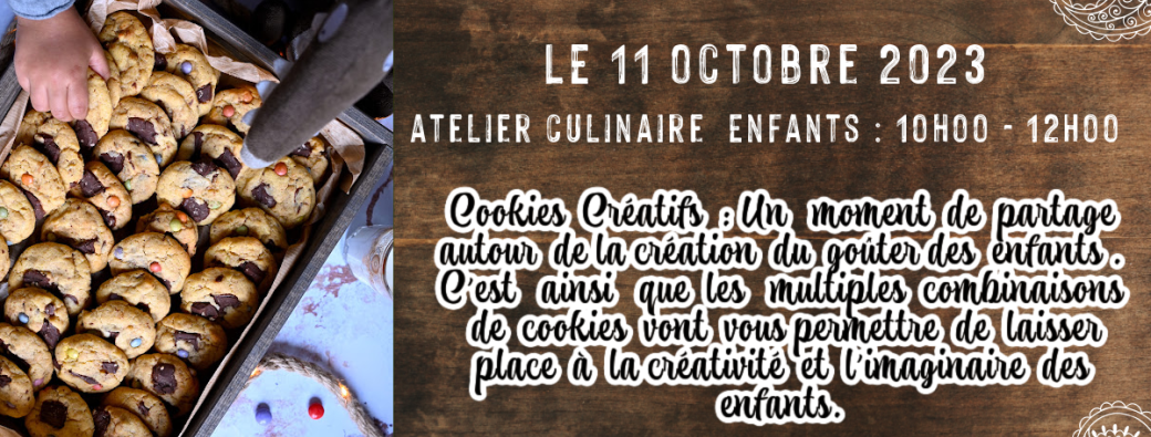 Atelier culinaire Enfants "Cookies Créatifs"