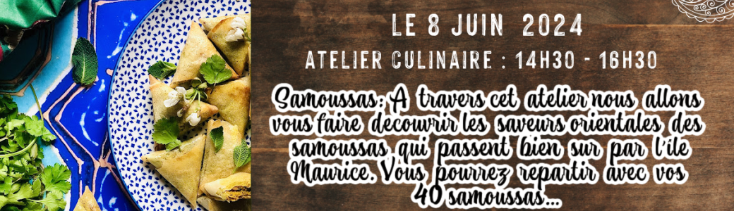 Atelier culinaire "Samoussas"