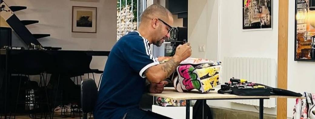 Atelier customisation de chaussures avec Blade