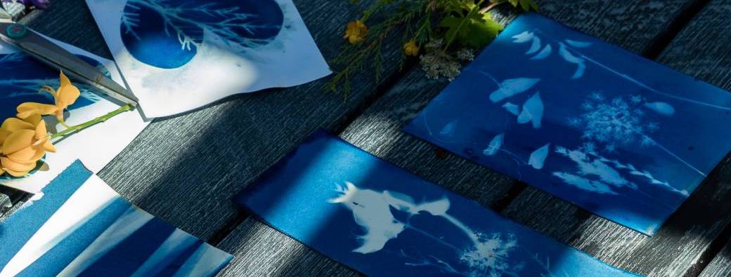Atelier cyanotype à la sablière