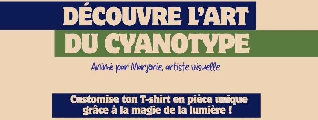 Atelier cyanotype - Customise ton T-shirt 