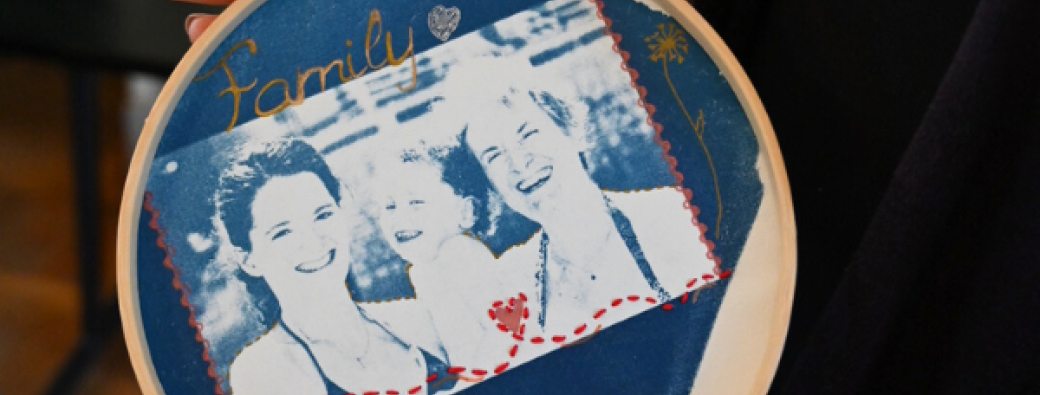 Atelier Cyanotype sur photo et broderie