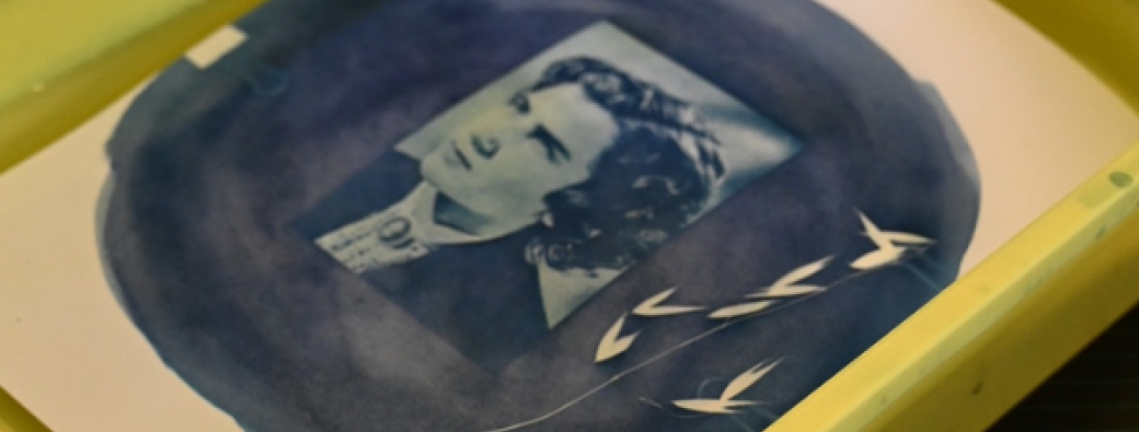 Atelier photo cyanotype