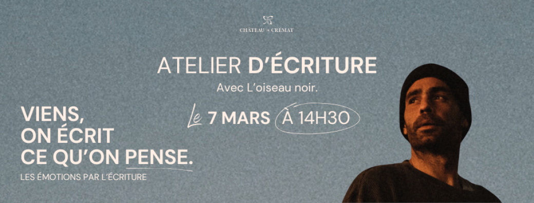 "Viens, on écrit ce qu’on pense" avec L’oiseau noir