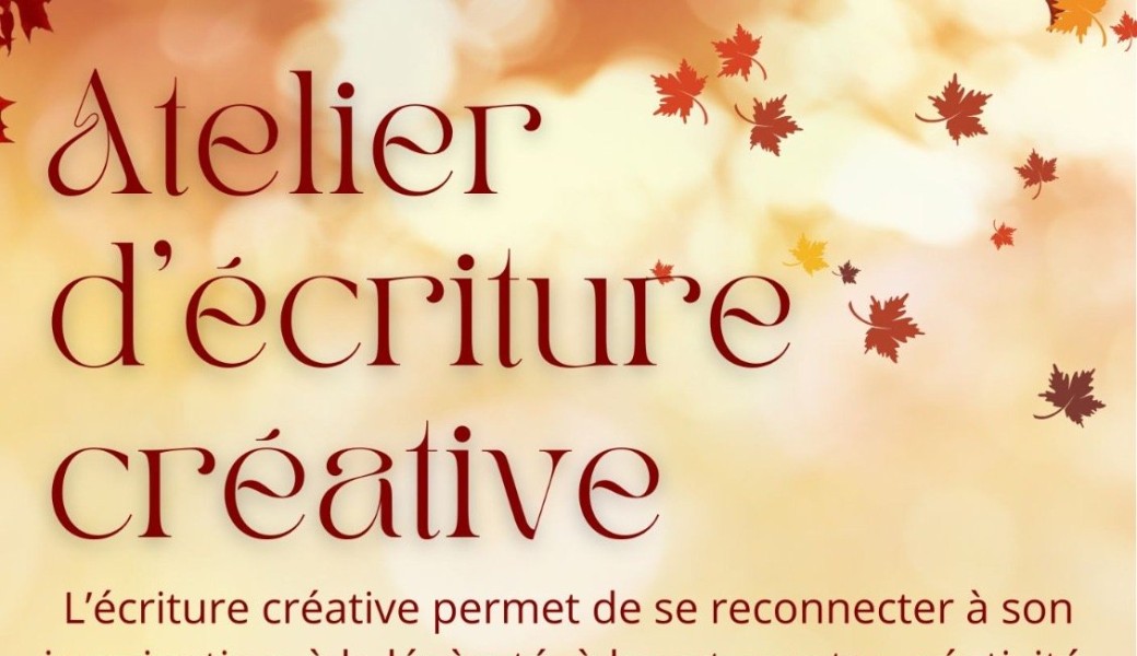 Atelier d’écriture créative par Noémie Dubus