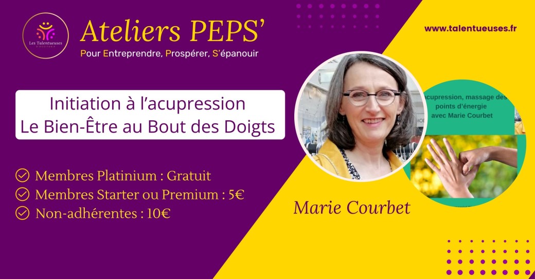 Atelier d’initiation à l’acupression – Le Bien-Être au Bout des Doigts
