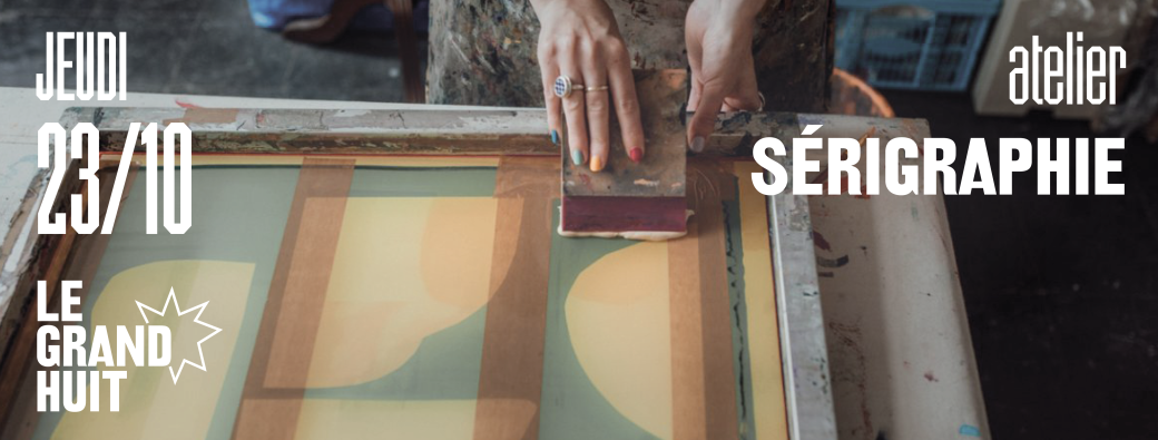 Atelier d’initiation de sérigraphie • Spécial Halloween • 23 octobre