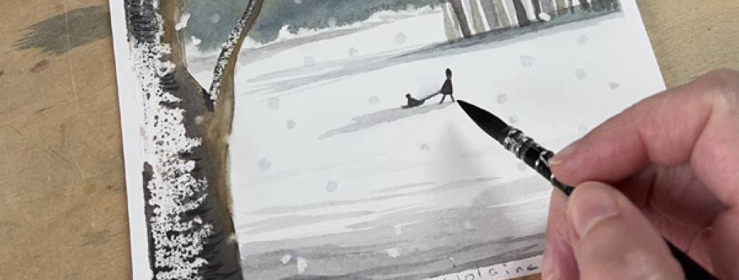 Atelier d'aquarelle Décembre