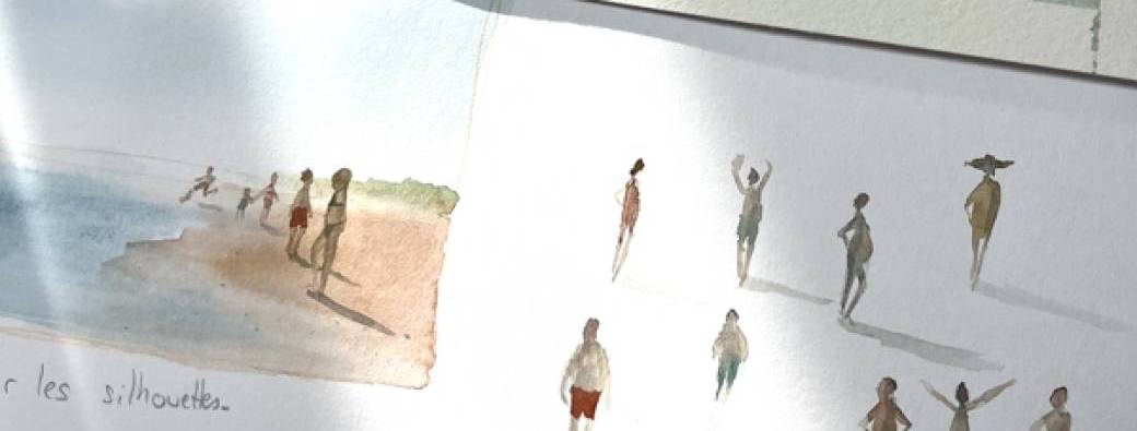 Atelier d'aquarelle Juillet