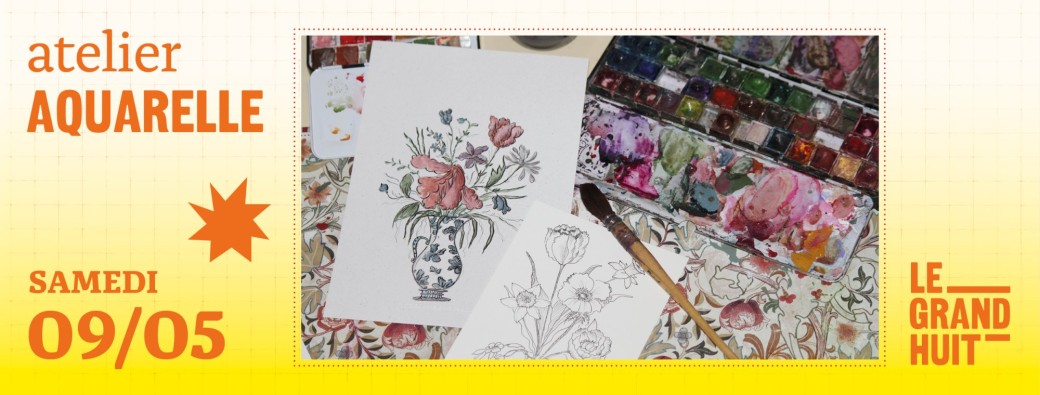 Atelier d'aquarelle • Samedi 9 mai