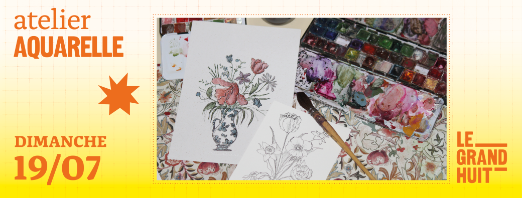 Atelier d'aquarelle • Dimanche 19 juillet