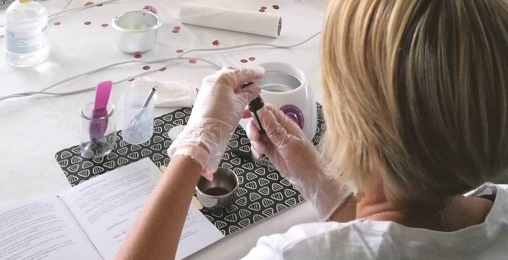 Atelier de cosmétologie naturelle - Baume de massage St Valentin - Sérénité Beauté & Pep'S cosm