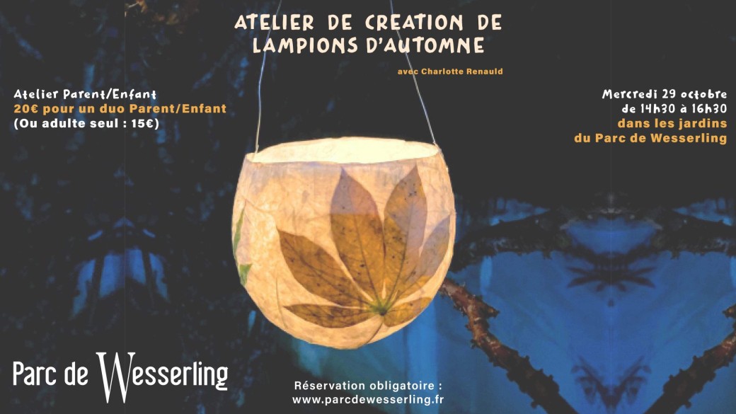 Atelier de création de lampions d'automne