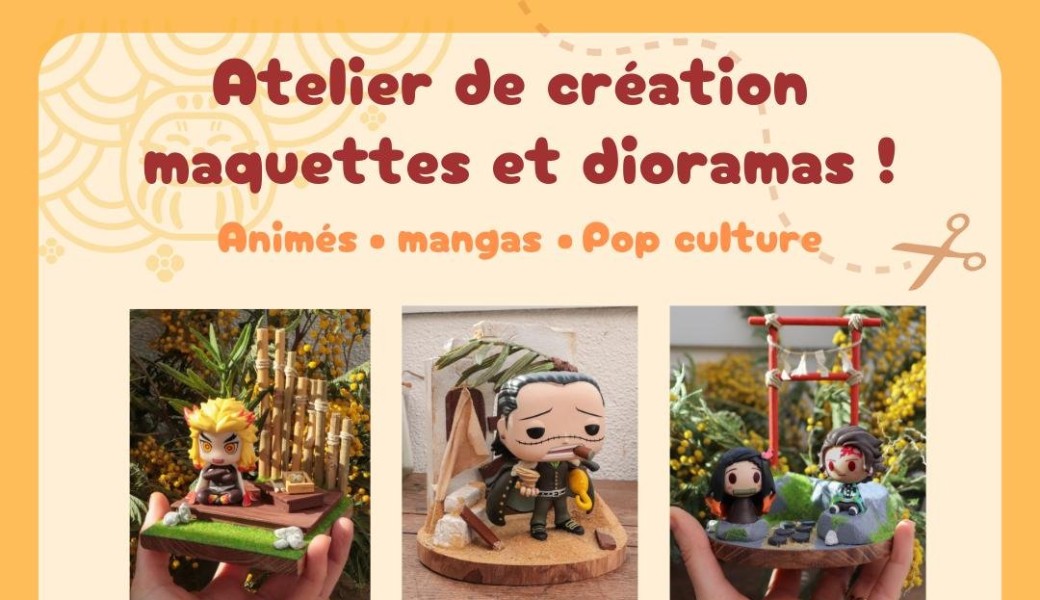 Atelier de création maquette et diorama par Maï Draw
