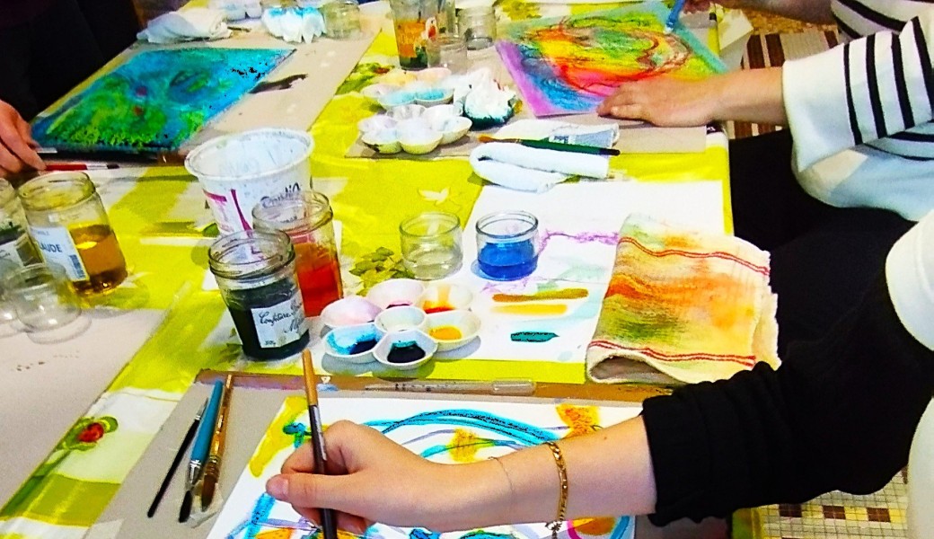 Atelier de créativité en arts plastiques